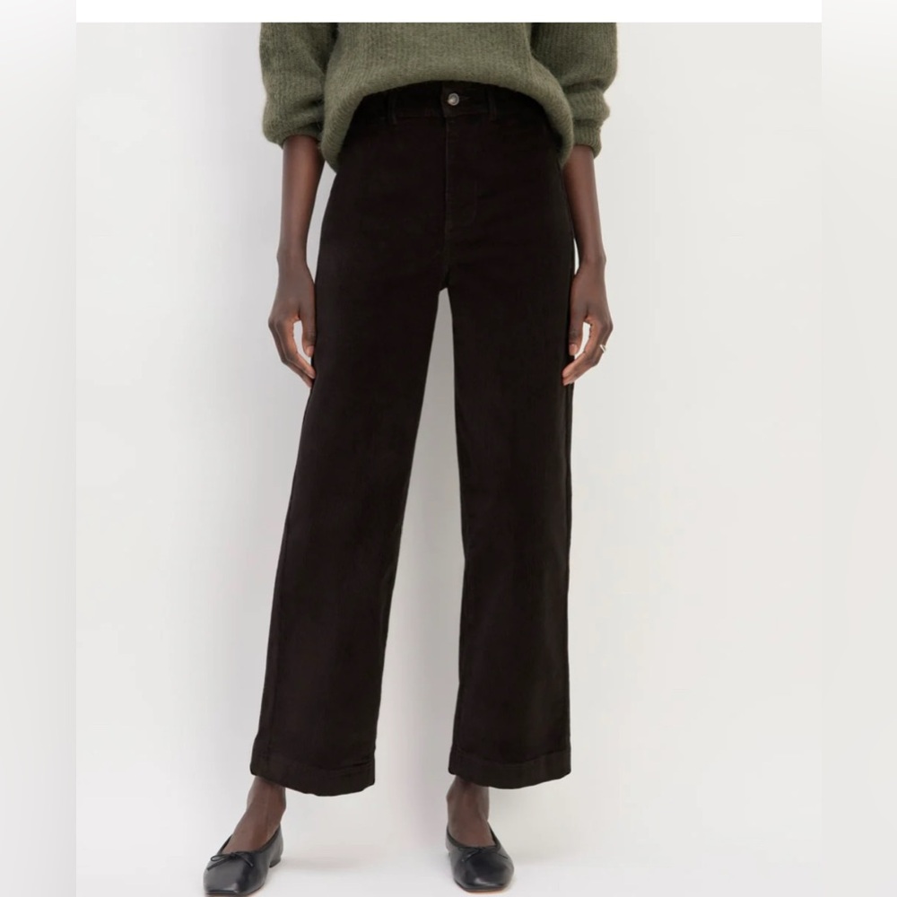 Everlane Black “The Corduroy Wide Leg Pant”